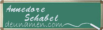 Annedore Schabel Visitenkarte